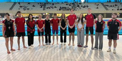 King's Swimmers Compete in Historic Competition